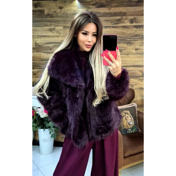 Палто Richa бургундско червено